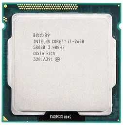 Процесор Intel Core i7 2600 (CM8062300834302) (Socket 1155, 8T, 3.8 ГГц, Tray) Б/в