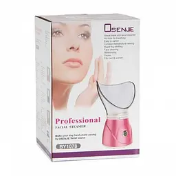 Парова сауна для обличчя рожева електрична інгалятор 2 в 1 Professional Facial Steamer BY-1078 - мініатюра 3