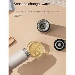 Термос  MiJia Vacuum Cup 350 мл MJKDB01PL білий - мініатюра 5