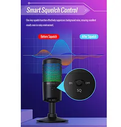 Цифровий конденсаторний мікрофон для запису Takstar GX-1 USB RGB - мініатюра 9