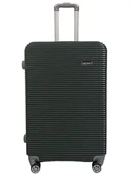 Валіза дорожня велика L Carbon 0508 пластикова Темно-зелена