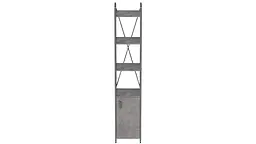 Етажерка 4/34 Ferrum-decor Серії Конект із тумбою 179x34x28 Сірий ДСП Бетон (FRD-104483) - мініатюра 4