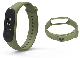 Ремінець силіконовий для Xiaomi MI Band 3/4 [Khaki] [35566]