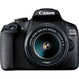 Дзеркальний фотоапарат Canon EOS 2000D Kit EF-S 18-55mm f/3.5-5.6 IS II (2728C008) UA [83555] - мініатюра 1