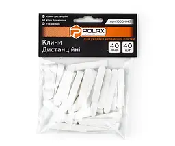 Клини для плитки Polax дистанційні 40 мм, 40 шт. (1000-047) - мініатюра 2