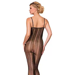 Бодистокінг Hot in Here Cross The Line, S/M/L (чорний) - мініатюра 8
