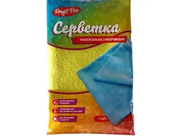 Серветка для прибирання PROFIT PRO 1шт Універсальна 35 x 35см