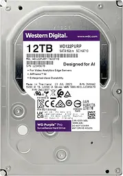 Жорсткий диск WD 12TB 3.5" 7200 512MB SATA Purple Pro Surveillance - мініатюра 4