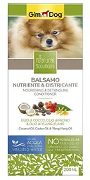 Кондиціонер для собак GimDog Natural Solution Coconut Oil Castor Oil & Ylang Ylang Oil з касторовим іланг