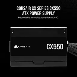 Блок живлення Corsair 550W CX550 (CP-9020277-EU) - мініатюра 9