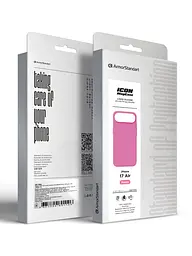 Силиконовый чехол с MagSafe для Apple iPhone 17 Air, ICON2 MagCase, розовый, противоударный, панель с мягкой подкладкой, защита всего корпуса, поддержка беспроводной зарядки, совместим с защитными стеклами и пленками, ArmorStandart (ARM87081) - мініатюра 10