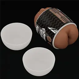Мастурбатор Slider Double-Ended Masturbator Ass and Vagina Brown - мініатюра 8