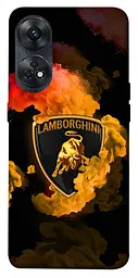 Чохол Demsky Lamborghini logo для Oppo Reno 8 T 4G