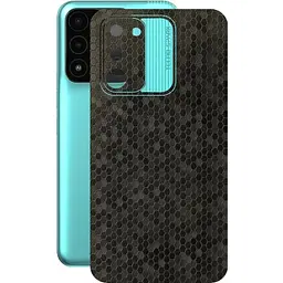 Защитная пленка StatusSKIN для Tecno Spark 8c Корпус Винил Соты черные