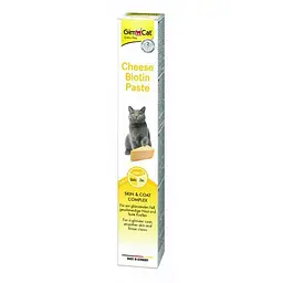 Паста для котів GimCat Cheese Biotin Paste сирна з біотином, 100 г