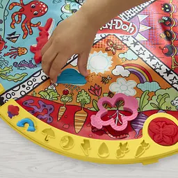 Набір для творчості з пластиліном Play-Doh Fold & Go Playmat Starter Set зі складним килимком для зберігання, (F9143) - мініатюра 15