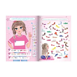 Багаторазова книга завдань для дівчаток Girls Playbook LS-04-01 з маркером - мініатюра 2