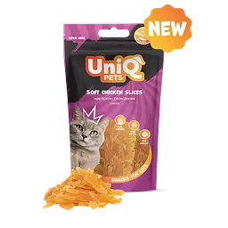 Ласощі для котів Uniq PETS CAT SNACKS MIMI М'які курячі слайси, 50 г - мініатюра 2