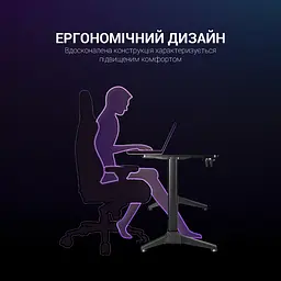 Комп'ютерний стіл GamePro чорний (GD214) - мініатюра 14