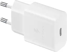 Samsung Зарядний пристрій мережевий 15Вт USB-С, кабель USB-C > USB-C, 1 м, білий - мініатюра 3