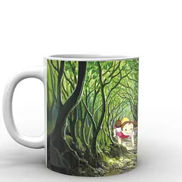 Кухоль GeekLand Мій сусід Тоторо My Neighbor Totoro Маленький Тоторо NT.02.005 330 мл білий - мініатюра 2
