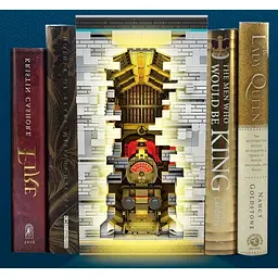 Конструктор Reobrix Платформа 9 ¾ Чарівна станція 3D книга на полицю (66031) [160303] - мініатюра 3