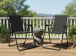 Крісло садове складане GardenLine LEZ9948 Black - мініатюра 4
