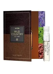 Листівка із пробним зразком туалетної води Avon Wild Country для нього, 0,6 мл - мініатюра 1
