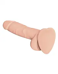 Реалістичний фалоімітатор Strap-On-Me SOFT REALISTIC DILDO Vanilla - Size M - мініатюра 2