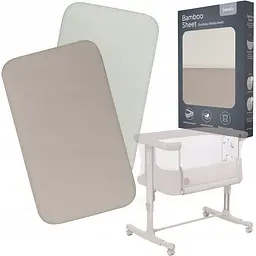 Простирадло Lionelo Bamboo Sheet Off White Beige 80 x 42 см (LO-BAMBOO SHEET OFF WHITE BEIGE 80x42) 2 шт.