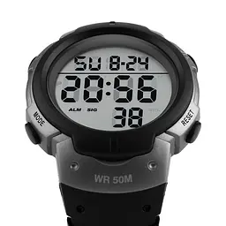 Наручний годинник чоловічий Skmei 1068 Titanium, 1068TN (12260) - мініатюра 3