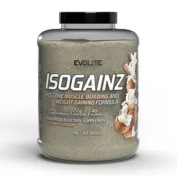 Гейнер Evolite Nutrition IsoGainz, 4 кг - Кокос