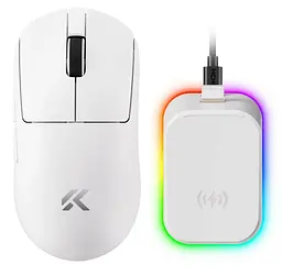 Мышь MCHOSE A7 V2 Ultra Plus Wireless (MC-A7V2-10) White (G-000004306)