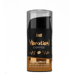 Рідкий вібратор Intt Vibration Coffee 15 мл зі смаком кави ефект вібрації до 30 хвилин