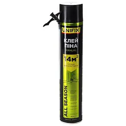 Піна клей монтажна Unifix 850мл x 14м² ручна