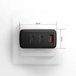Зарядний пристрій AXAGON 1xUSB + 2xUSB-C 100W QC4+ PD3.0 PPS black (ACU-DPQ100) - мініатюра 2