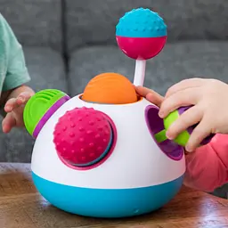 Брязкальце-куля Fat Brain Toys Klickity Сенсорна лабораторія (F149ML) - мініатюра 2