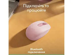 Миша Logitech M196 Bluetooth Rose (910-007461) - мініатюра 2
