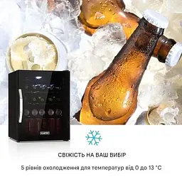 Холодильник для напоїв Klarstein Beersafe XL Onyx (10032871) - мініатюра 8