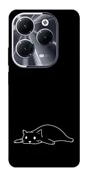 TPU чохол Demsky Lazy cat для Infinix Hot 40