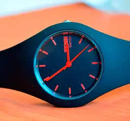 Наручний годинник жіночий Skmei Rubber Black 9068 Чорний (366) - мініатюра 8
