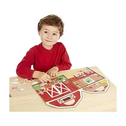 Набір для творчості Melissa & Doug Багаторазові наліпки Ферма (MD19408) - мініатюра 4