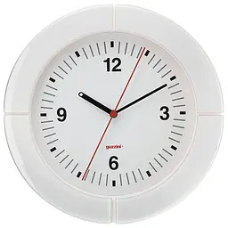 Годинник настінний Guzzini Home 37 x 37 x 4.9 см білий (28950011)