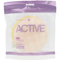 Мочалка Suavipiel Active Spa Sponge жовта - мініатюра 2