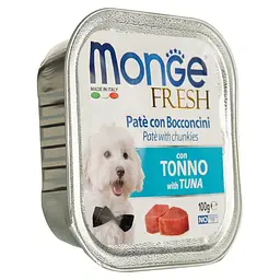 Вологий корм Monge Dog Fresh з тунцем, 100 г - мініатюра 3