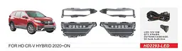 LED Протитуманні фари для Honda CR-V 2019- з проводкою Комплект (HD-2293-LED) - мініатюра 3