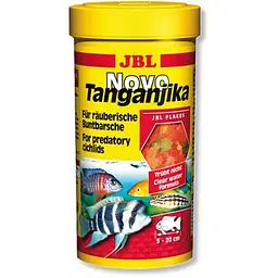 Основний корм JBL NovoTanganjika для хижих цихлід 1 л