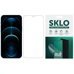 Захисна гідрогелева плівка SKLO (екран) для Apple iPhone 13 mini (5.4) (Прозорий)