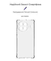Чохол ArmorStandart Air Force для Tecno Spark 20 Pro+ (KJ7) Camera cover Clear - мініатюра 2