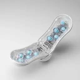 Мастурбатор Tenga Flip Orb Blue Rush блакитний - мініатюра 2